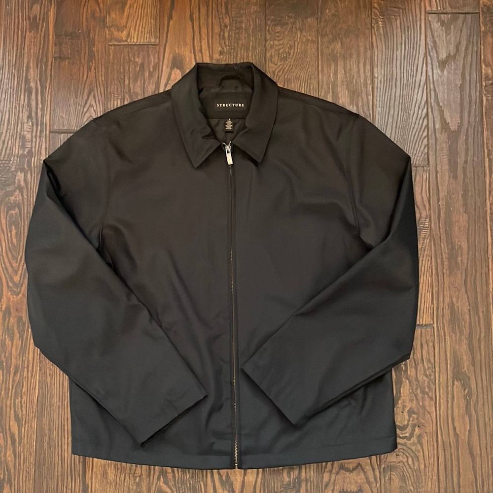 Men’s Structure Black Coat